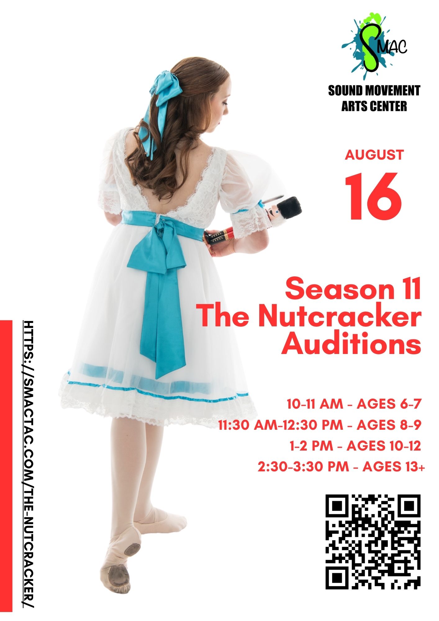 2025 - The Nutcracker Audition Flyer (Clara)